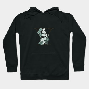 Flower Alphabet Y Hoodie